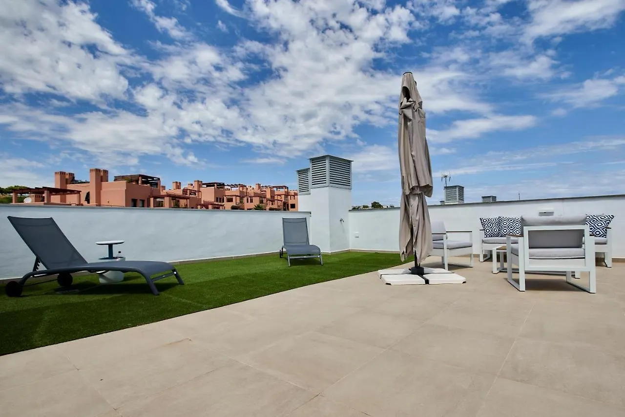 Penthouse With Stunning View And Rooftop Terrace Manilva Apartmán